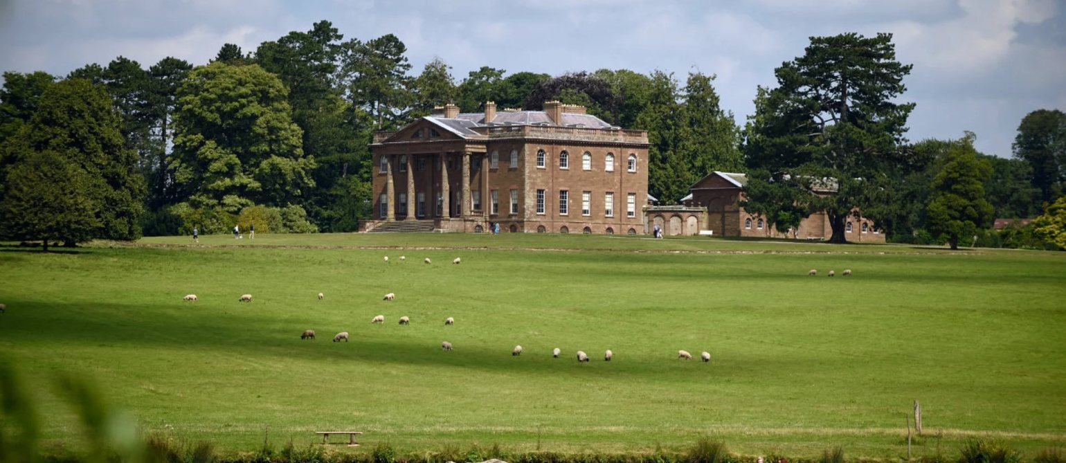 Exterior of National Trust Property Berrington Hall, Herefordshire, UK.  