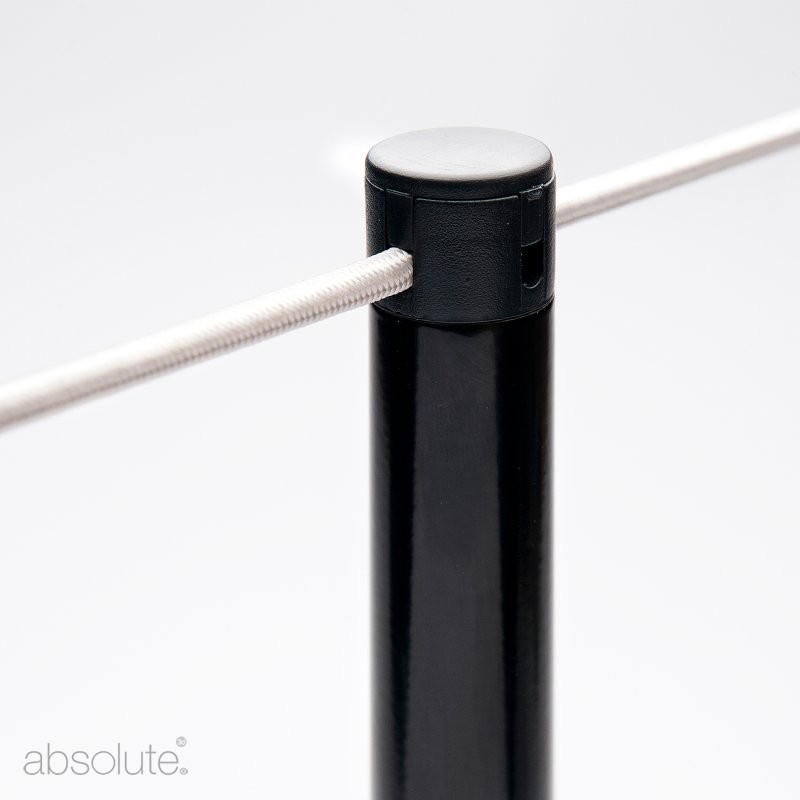 Cordon élastique noir de 4 mm de long - 5 m - Cordon élastique rond  extensible multifonction pour sac à dos, tente, poteaux, bricolage, projets