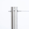 Absolute Q Line Retractable Barrier - Close up showing cord inserted